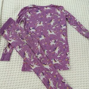 Little Sleepies Sienna’s Lavender Unicorn Two-Piece Pajama Set - Size 7/8